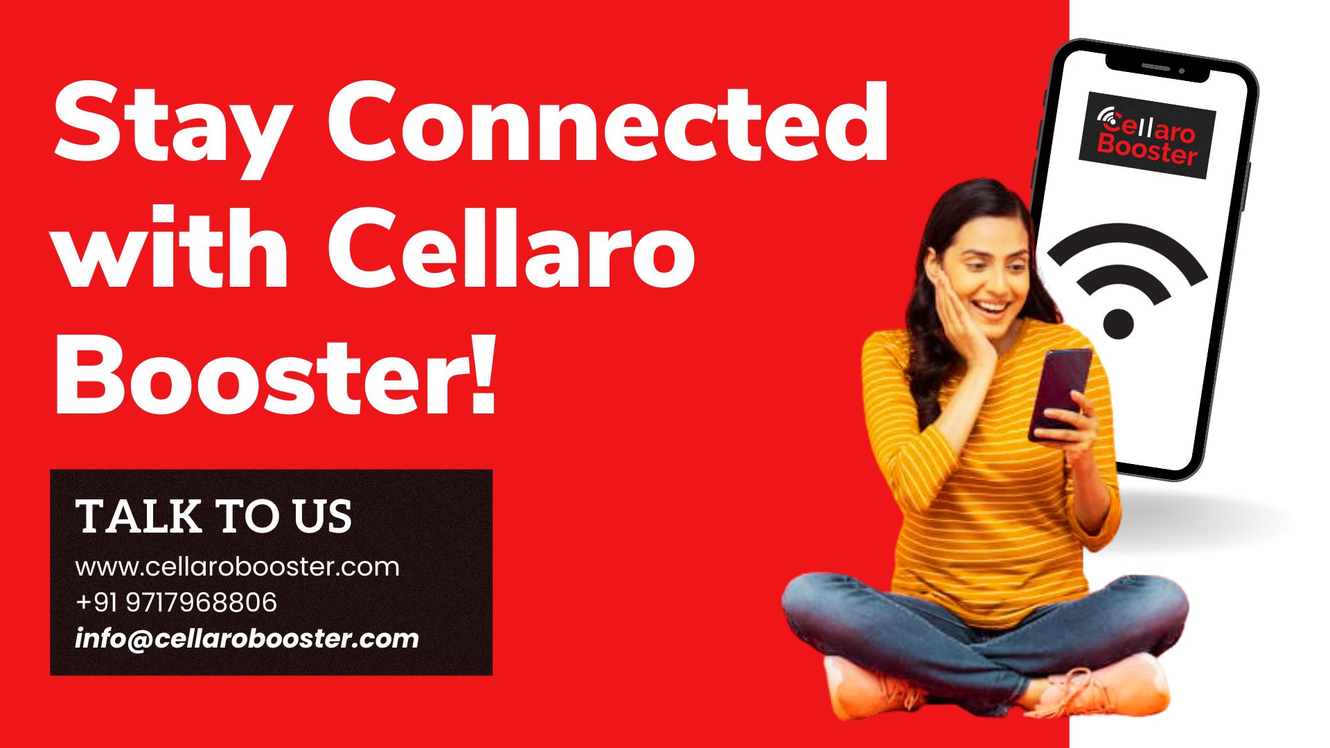 Stay connected, clear calls guaranteed – with Cellaro Booster!